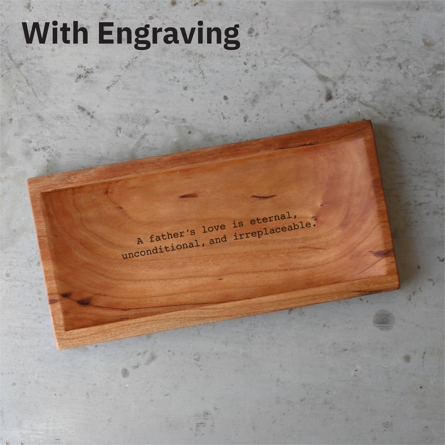 Wooden Catchall Tray