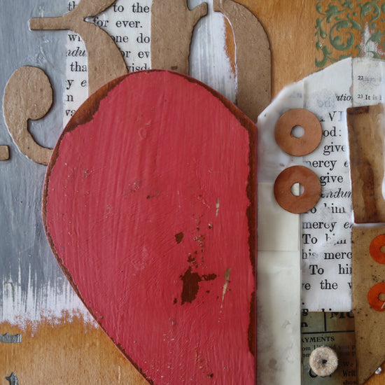 His Love Endures Forever Collage Art Prints