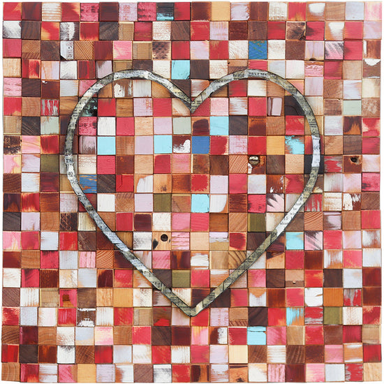 Heart Mosaic Art Print