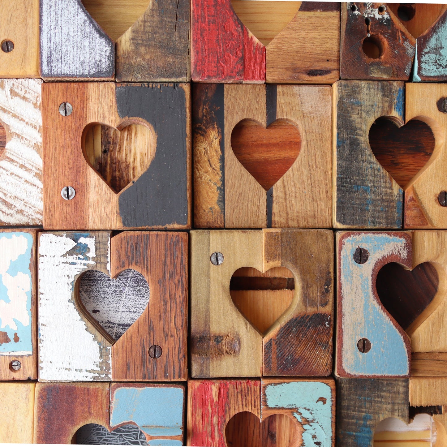 Rustic Wood Heart Art