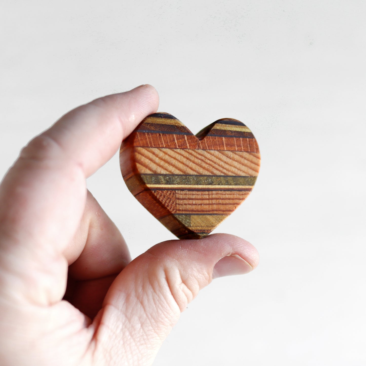 Layered Wooden Heart