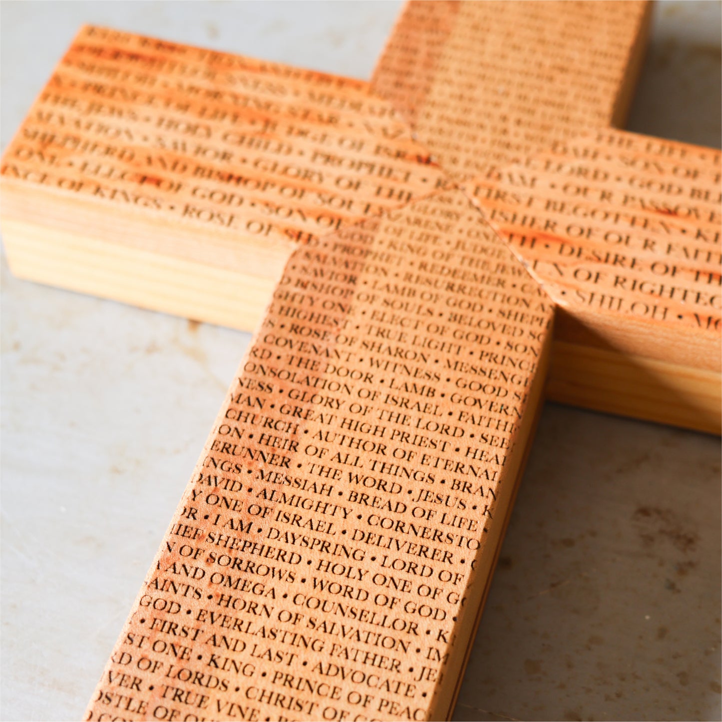 Names of the Savior Cross