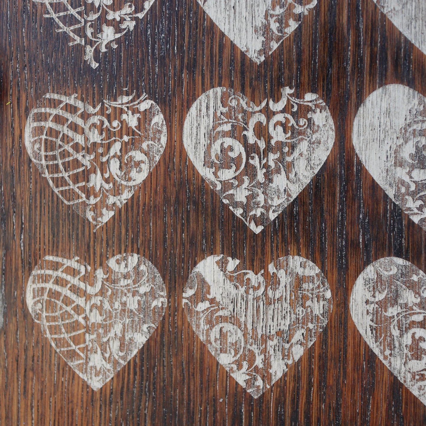 Ornamental Engraved Hearts Artwork