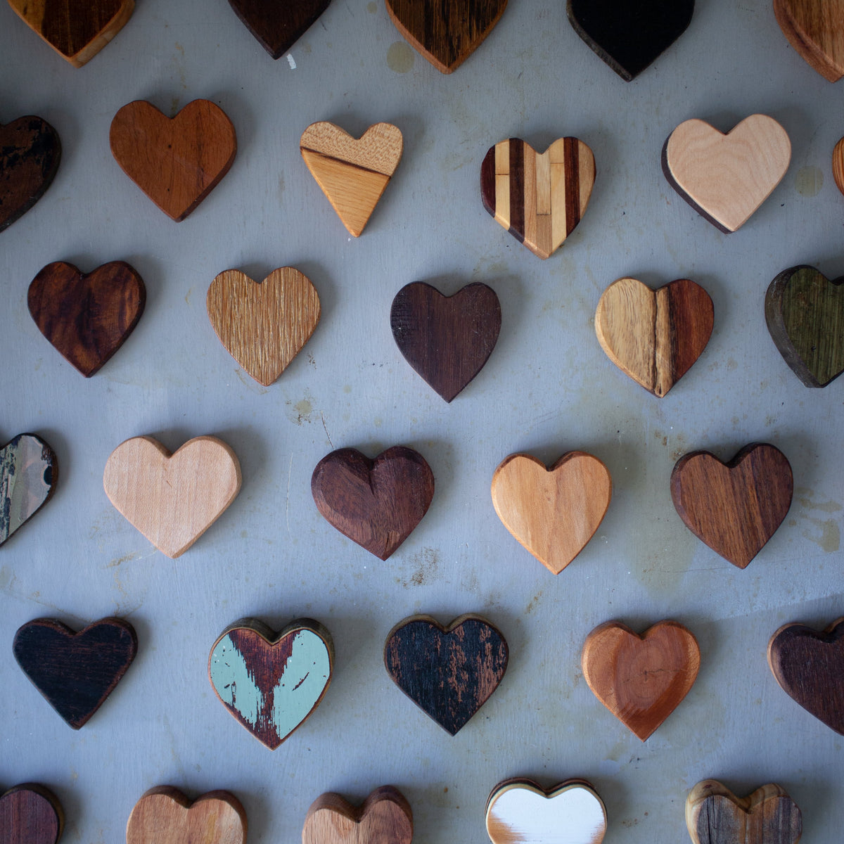 Wooden Hearts proudy offers you our handmade items just for you!
