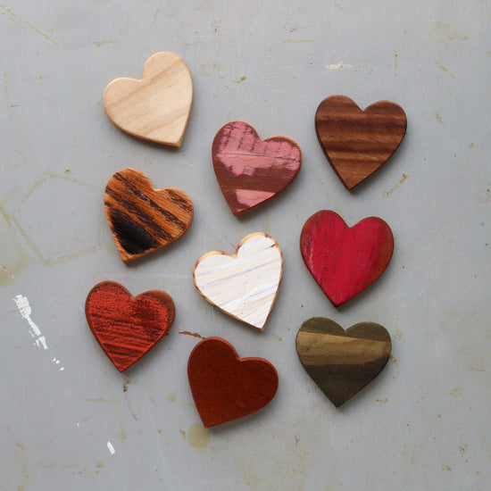 Thin Wooden Hearts
