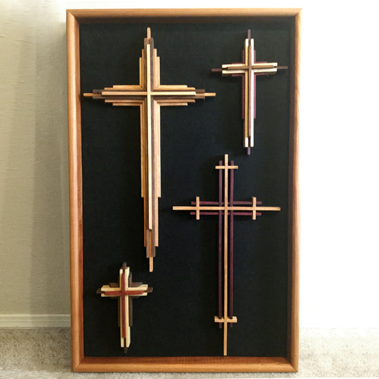 Framed Wooden Crosses