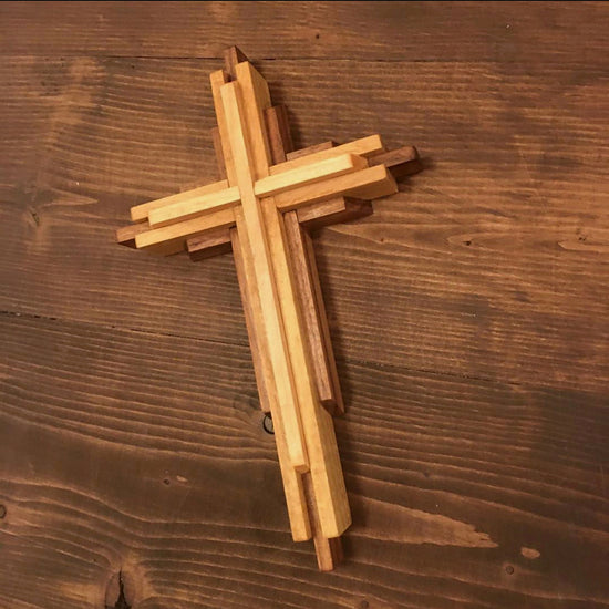 Handmade DIY wood Cross