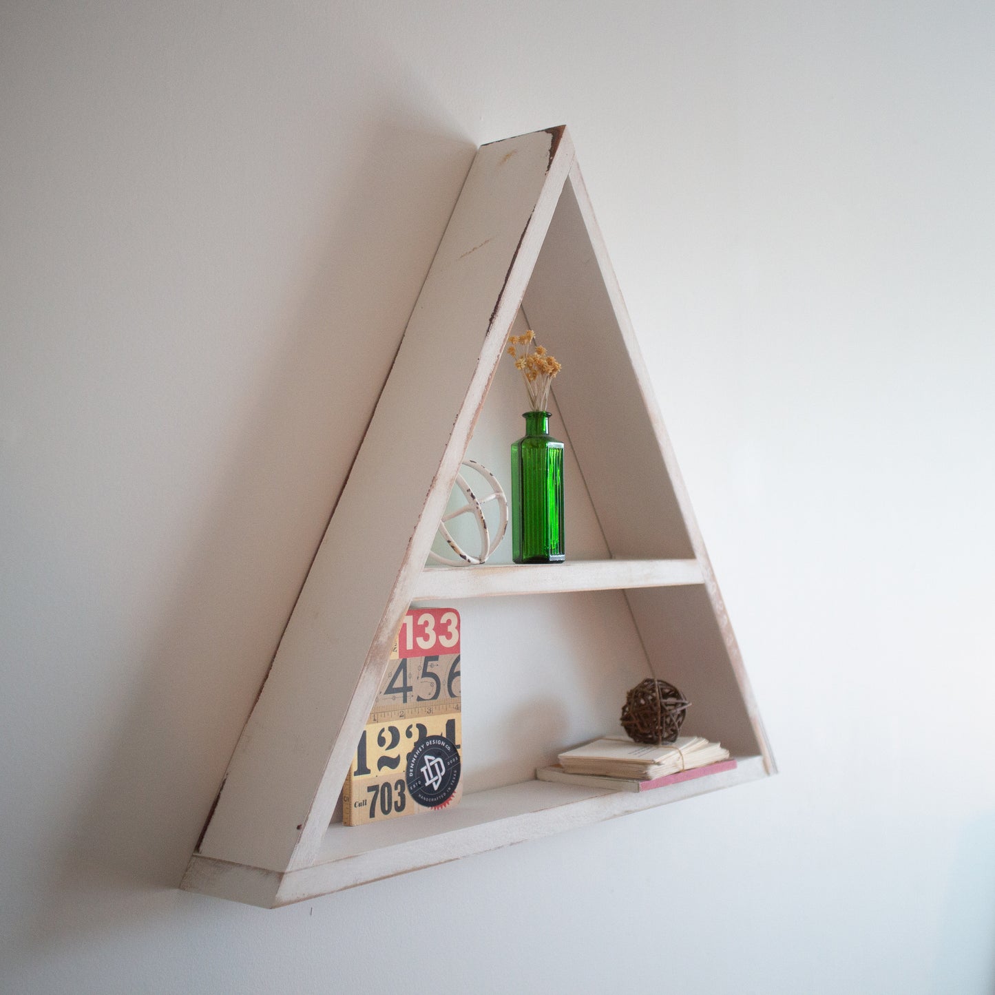 DIY Triangle Shelves