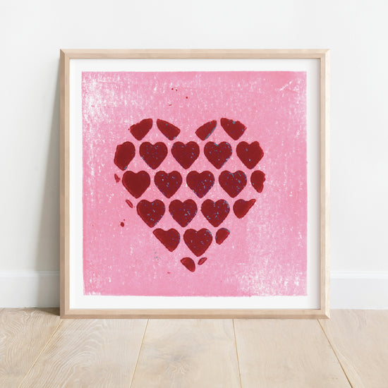 Load image into Gallery viewer, Heart Blocks Art Prints
