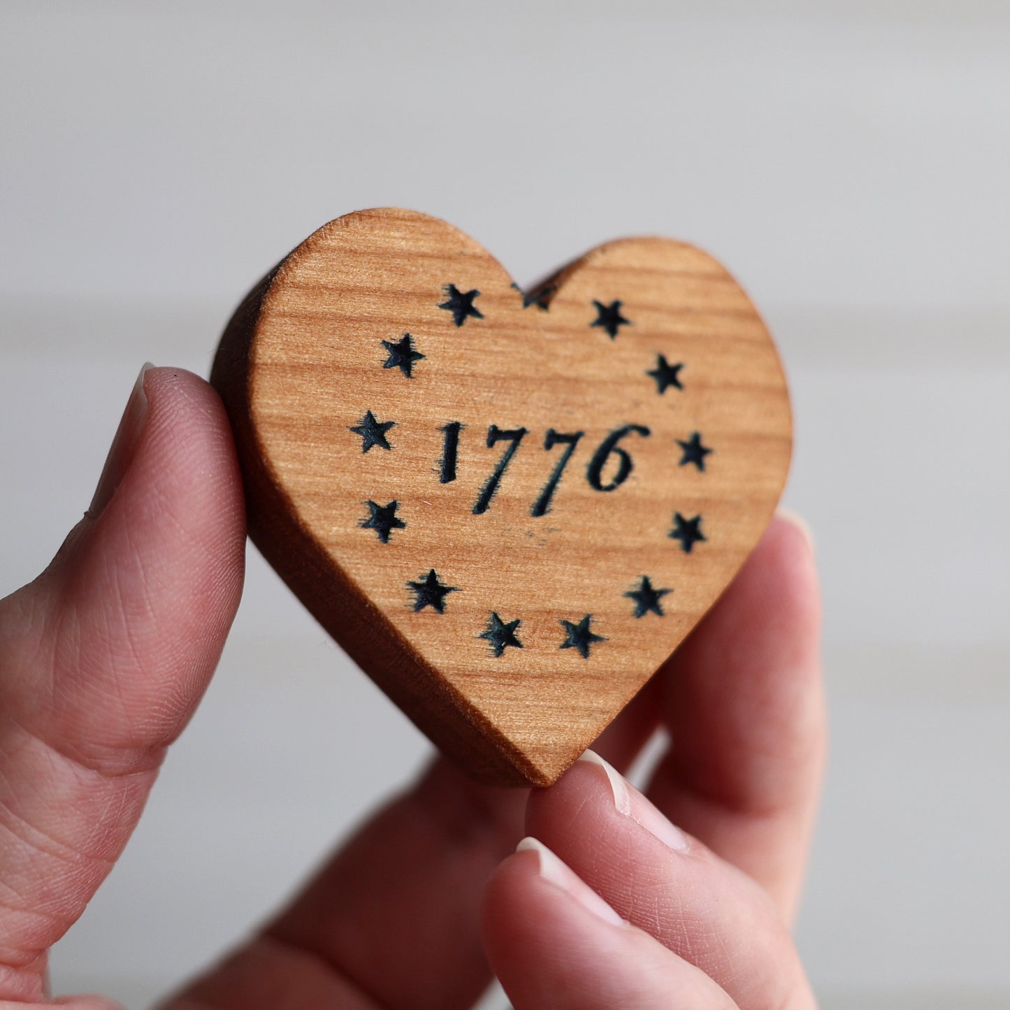 America 250 Engraved Heart Set
