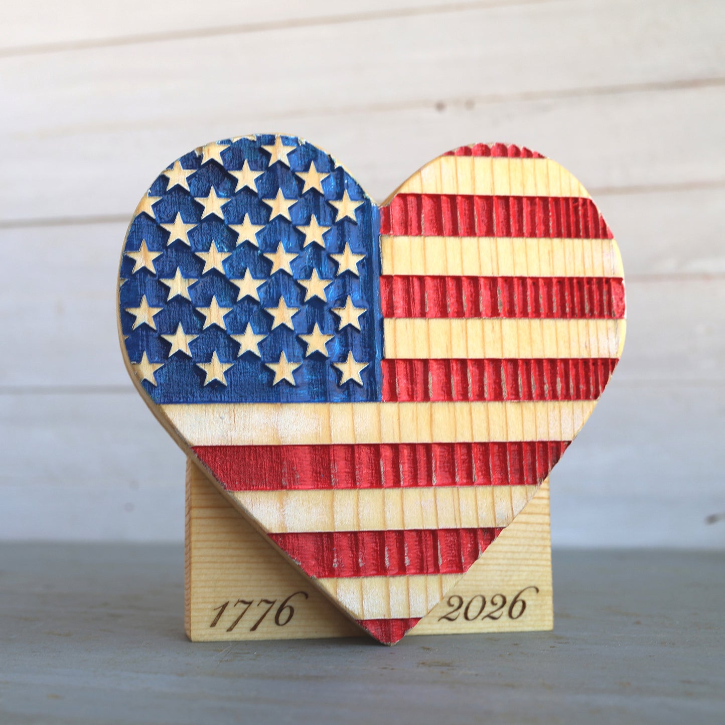 The America 250 Heart