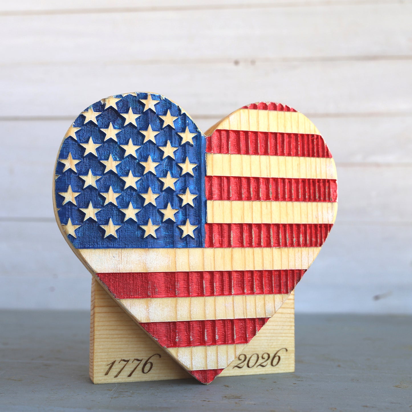 The America 250 Heart