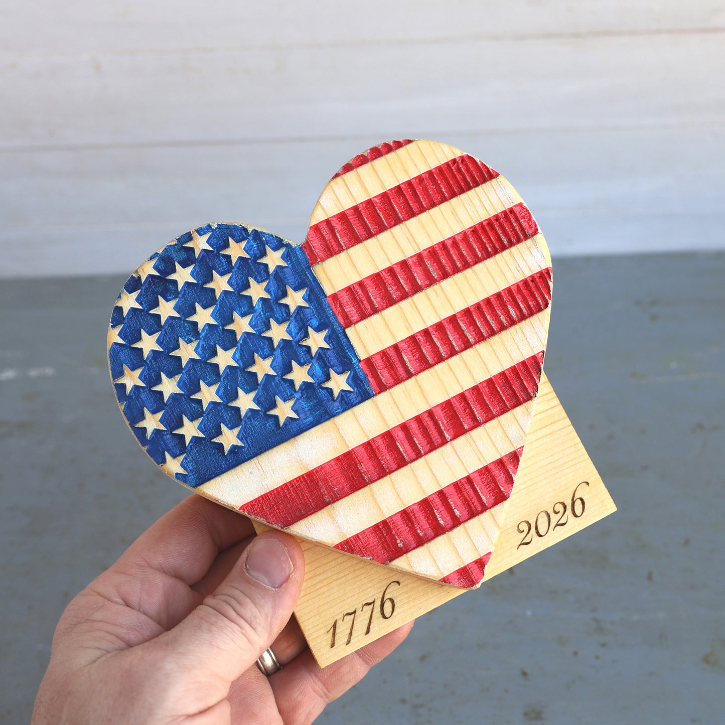The America 250 Heart