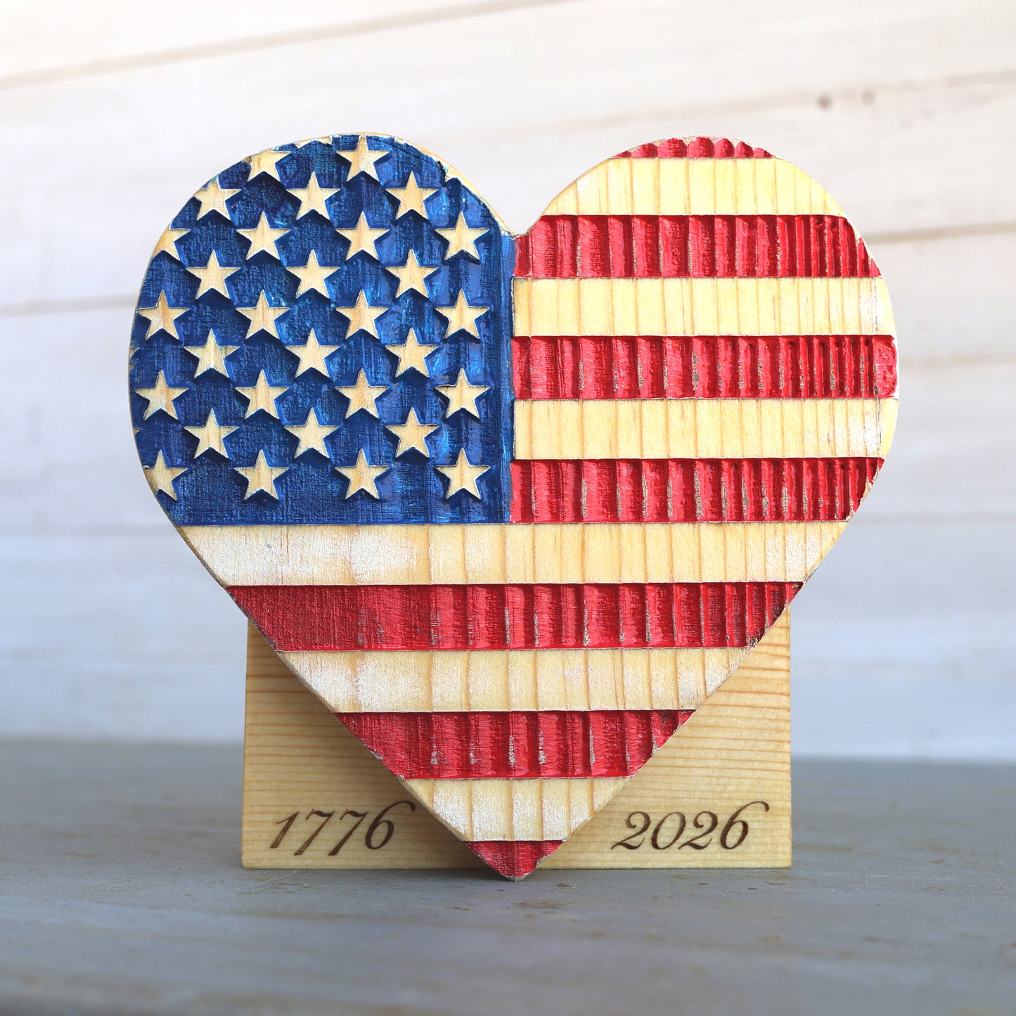 The America 250 Heart