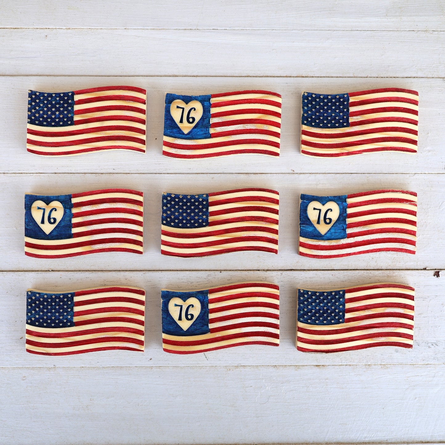 America 250 Flag Magnets
