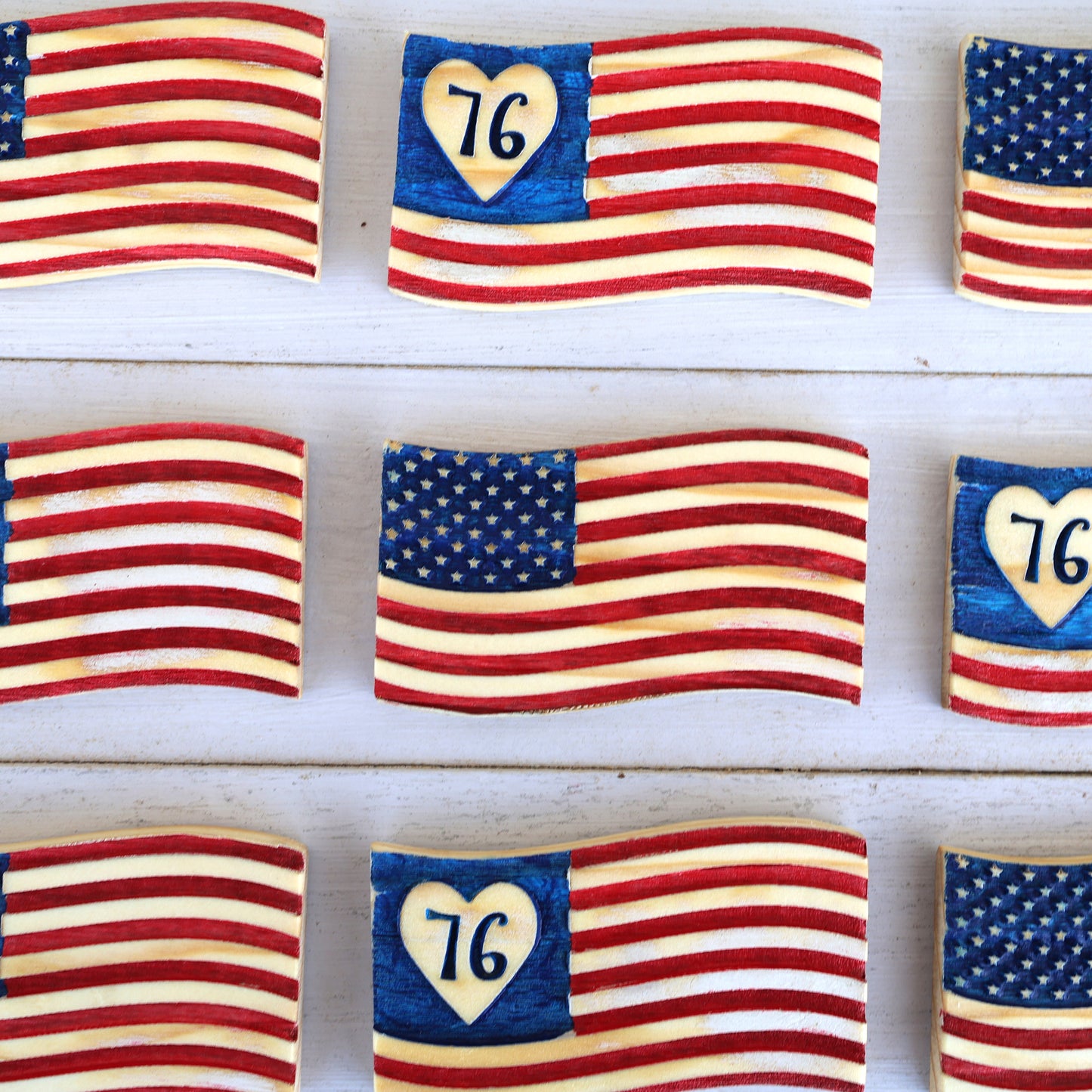 America 250 Flag Magnets