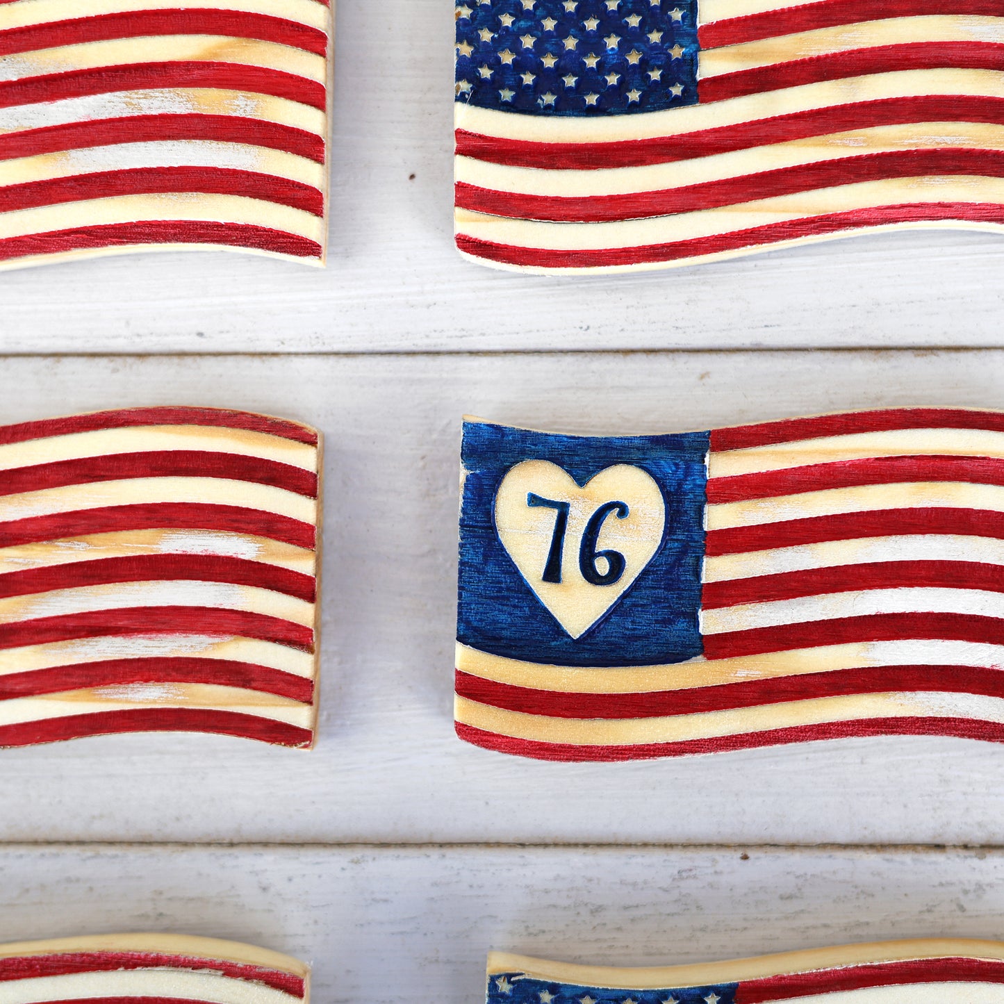 America 250 Flag Magnets