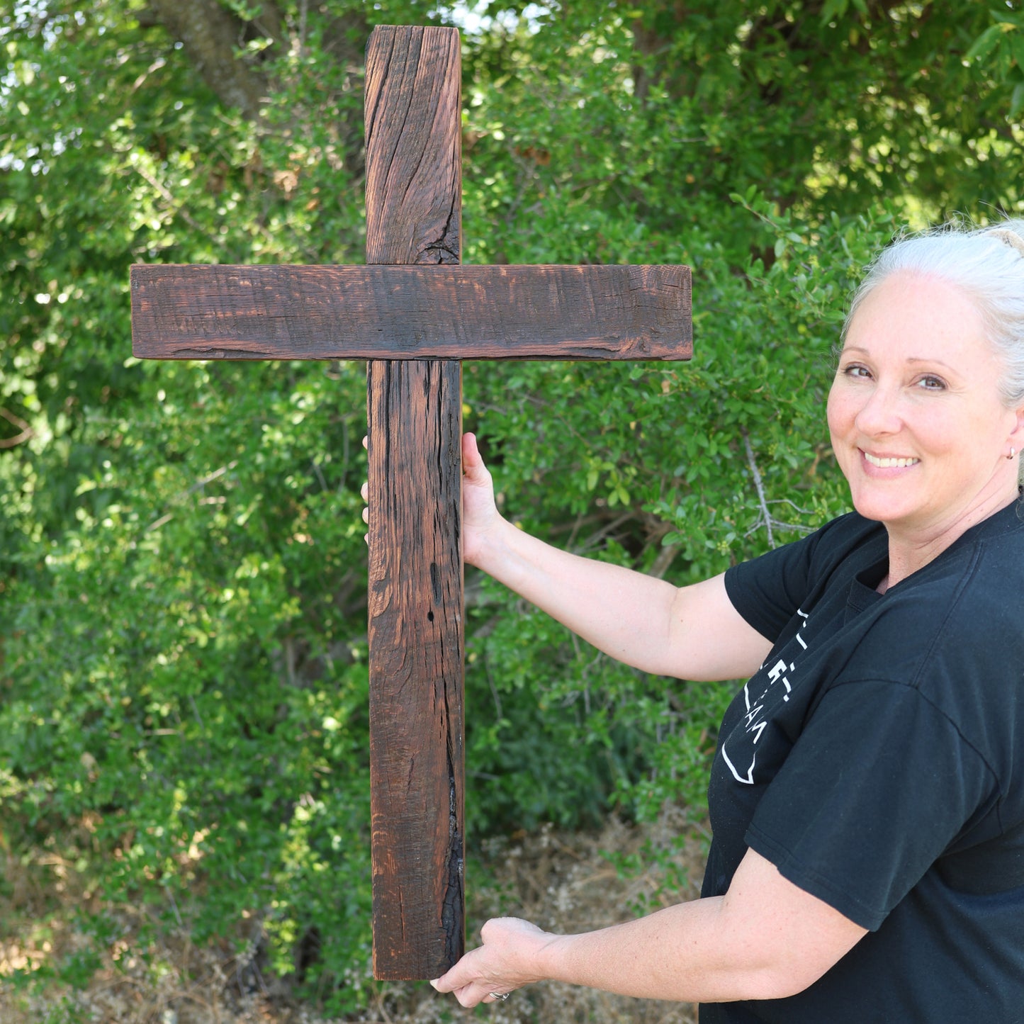 Amish Barnwood Cross