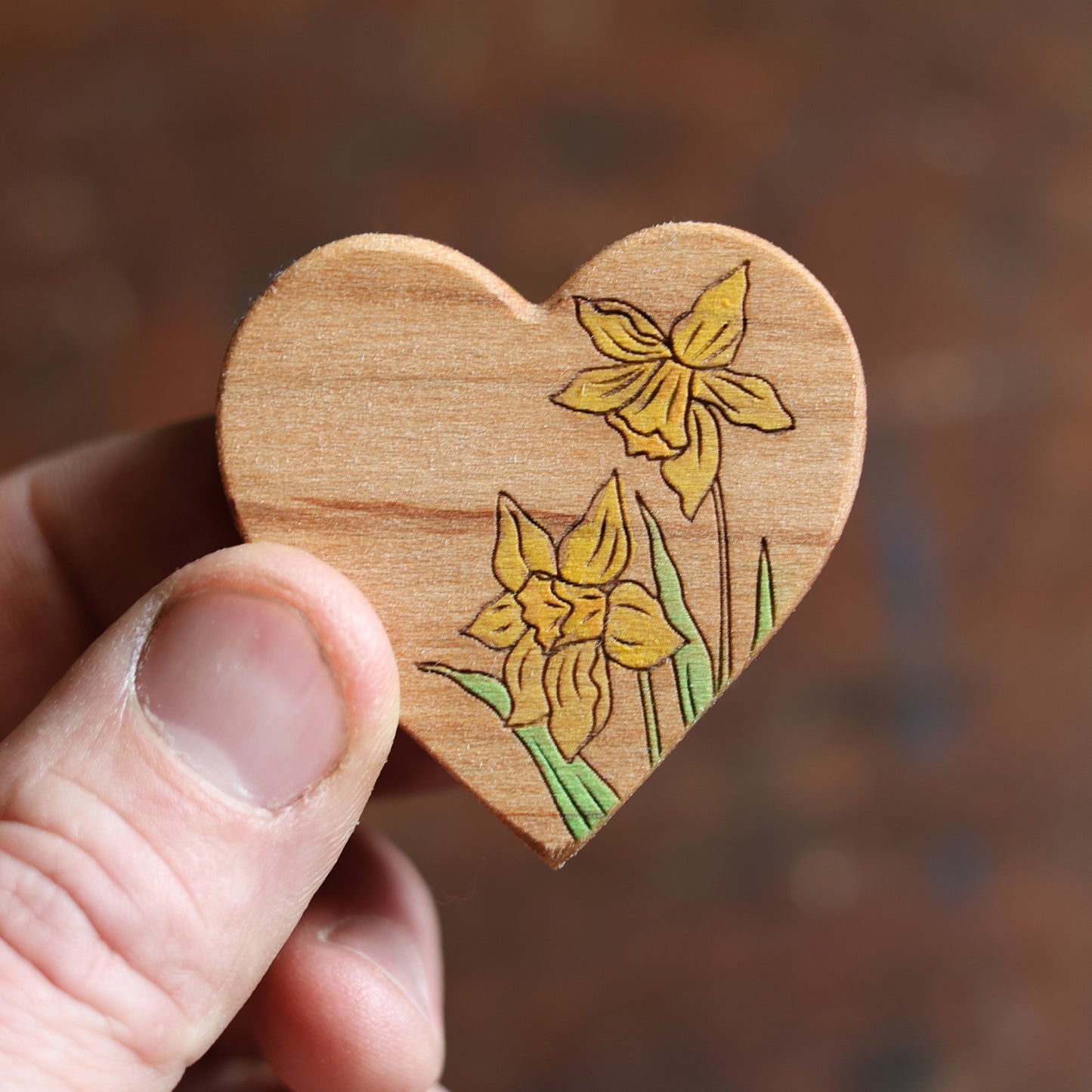 Birth Month Flower Hearts