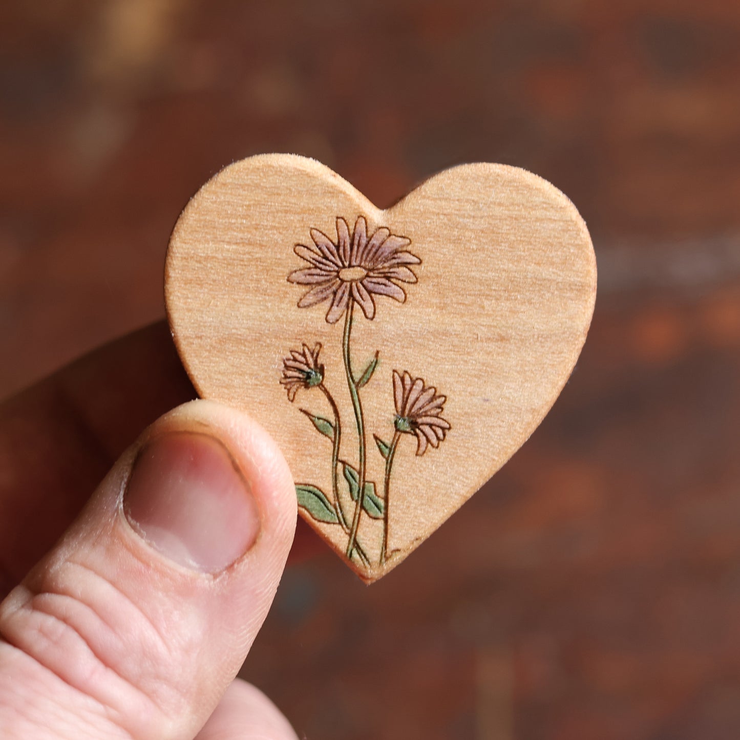Birth Month Flower Hearts