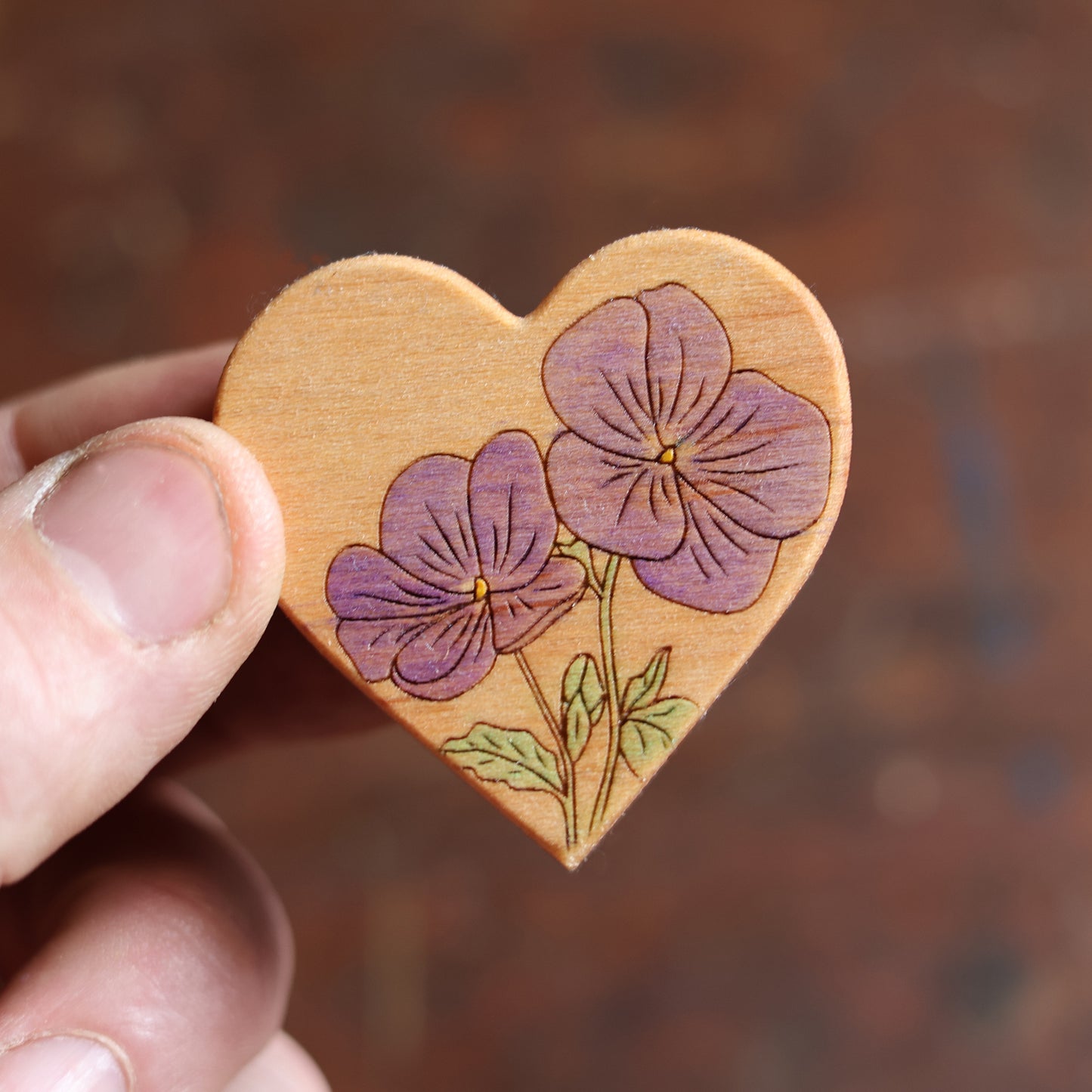 Birth Month Flower Hearts