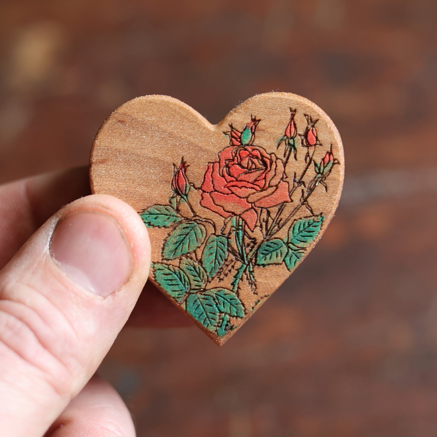 Birth Month Flower Hearts
