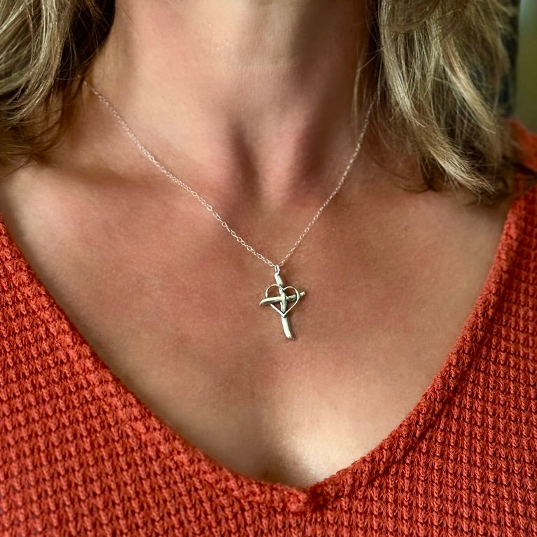 Promise Cross Necklace – Dennehey Design Co.
