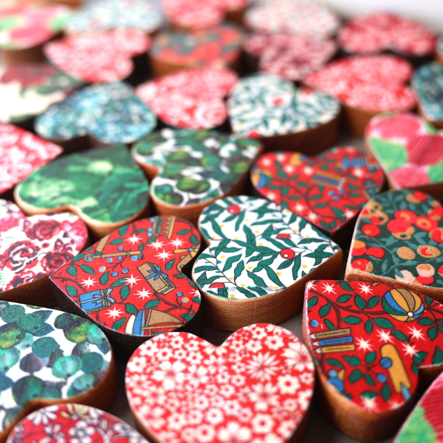 Christmas Fabric Hearts :: Limited Edition ✨