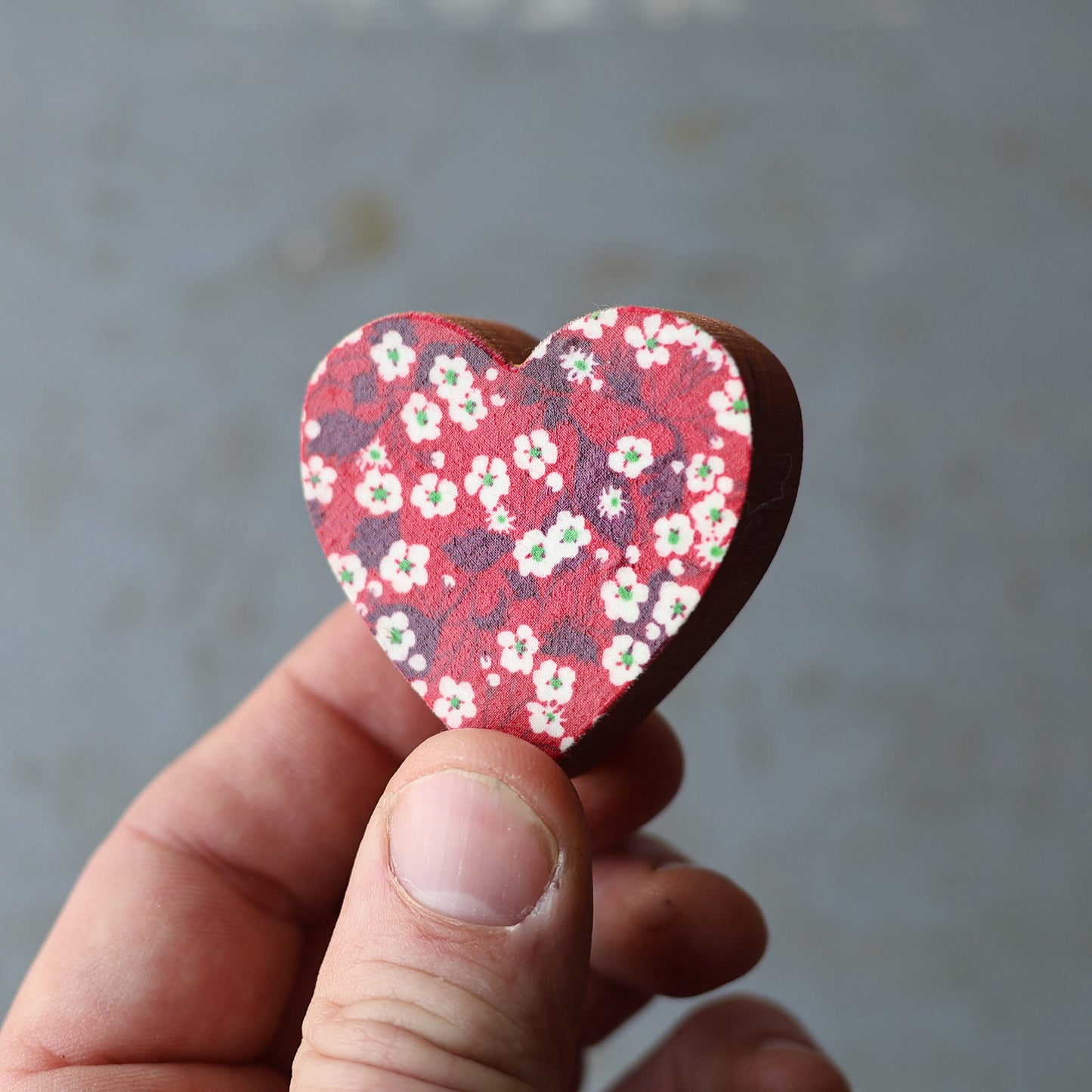 Christmas Fabric Hearts