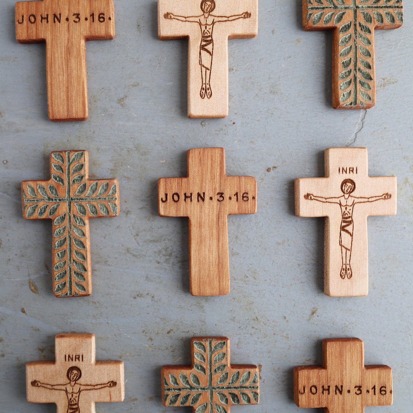 Engraved Pocket Crosses
