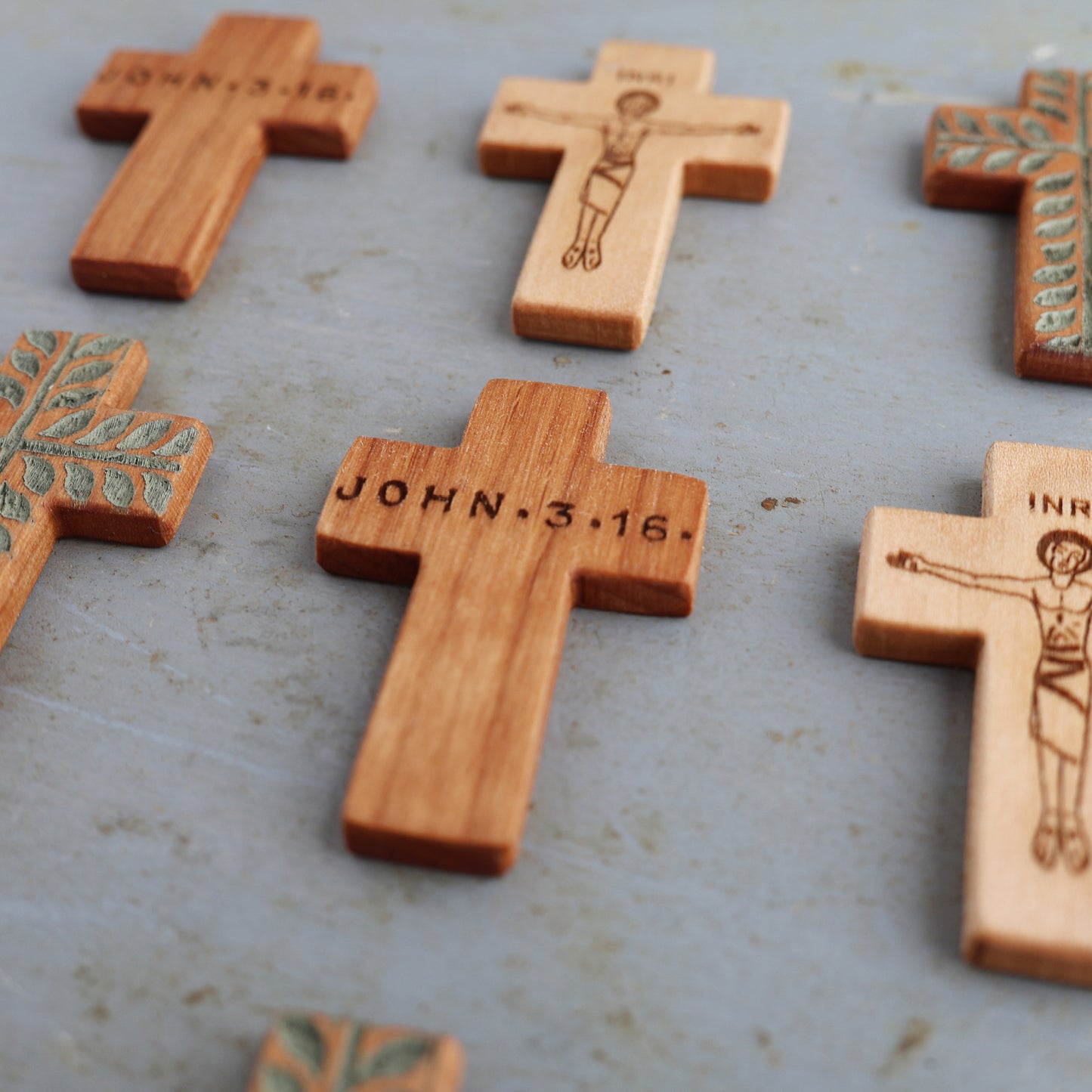 Engraved Pocket Crosses