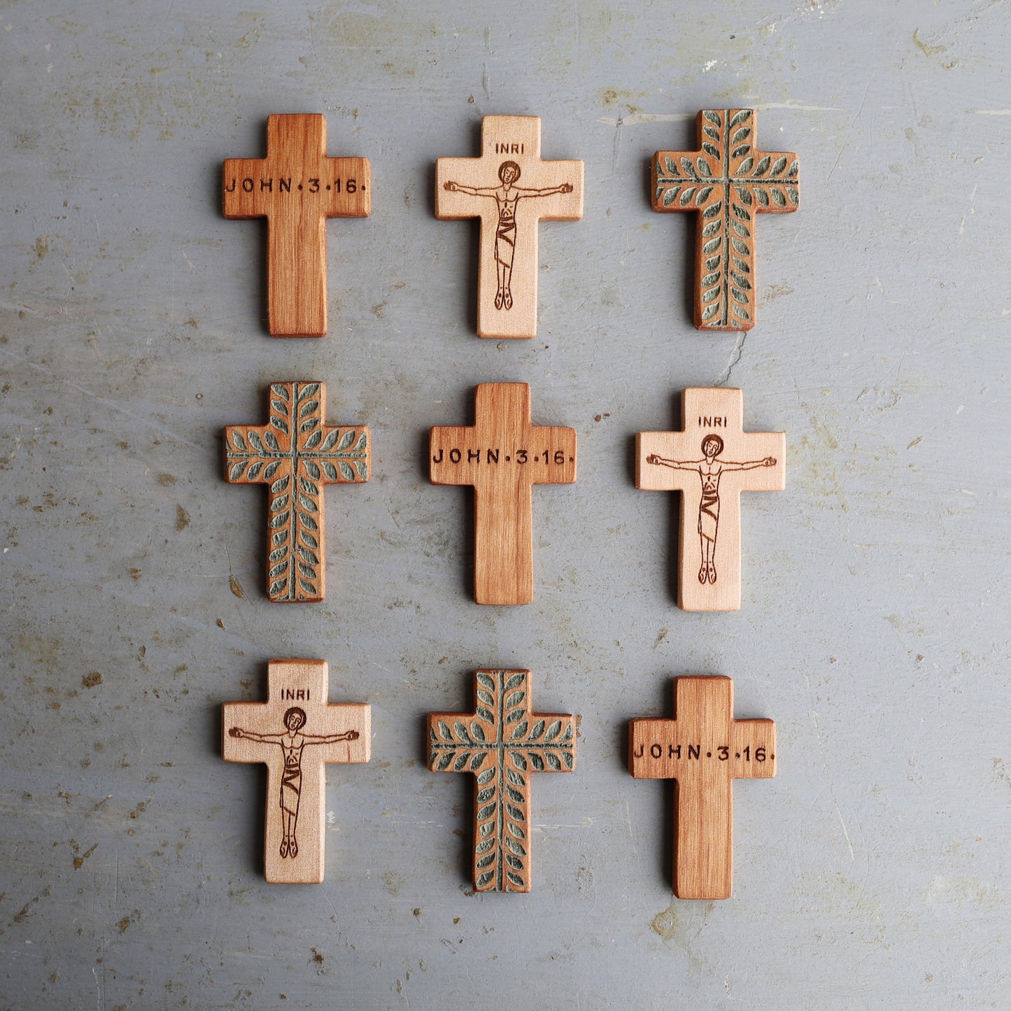 Engraved Pocket Crosses