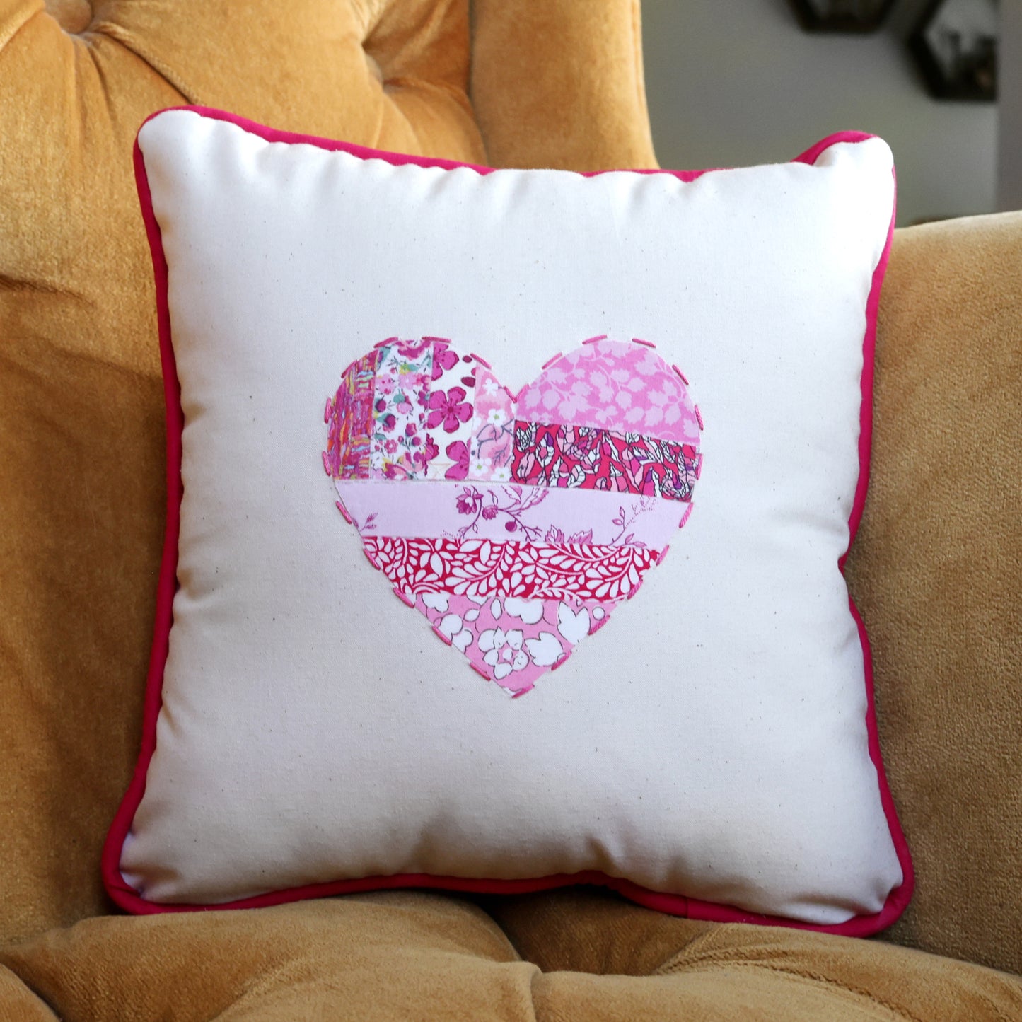 Handmade Heart Decorative Pillows ✨