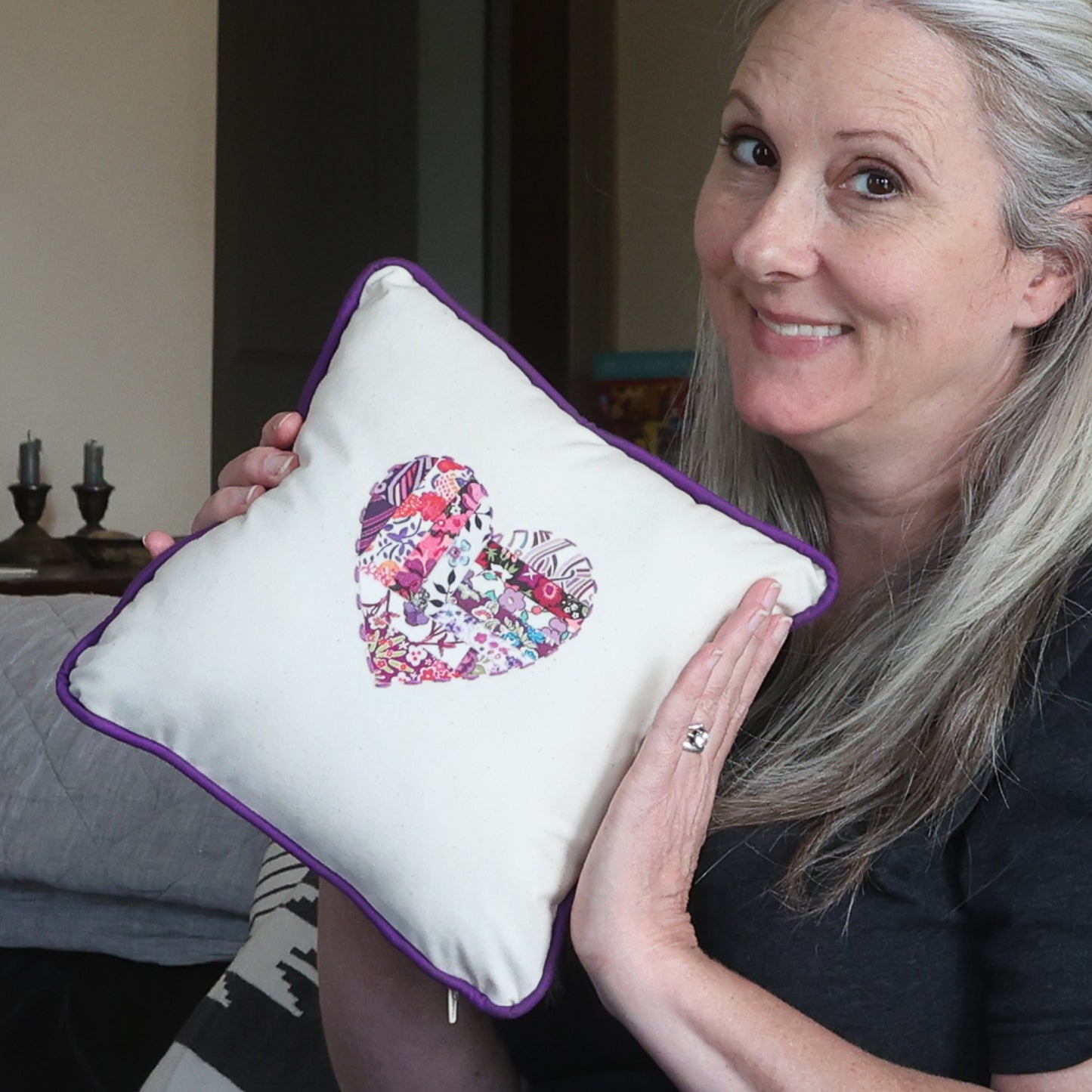 Handmade Heart Decorative Pillows ✨