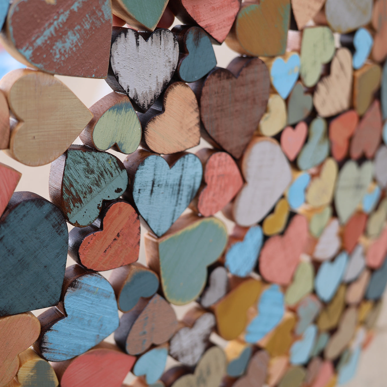 Heart of Hearts Wood Art
