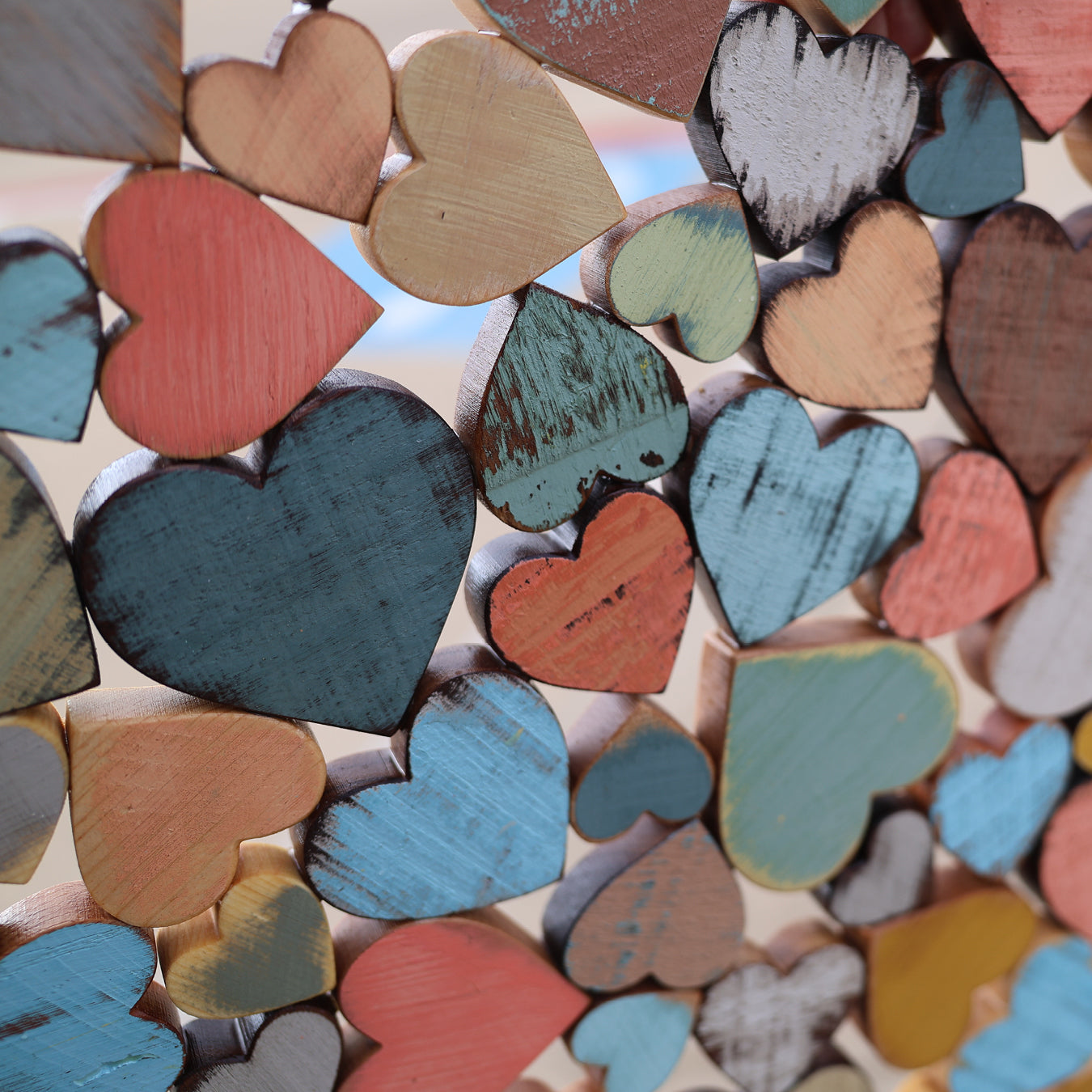 Heart of Hearts Wood Art