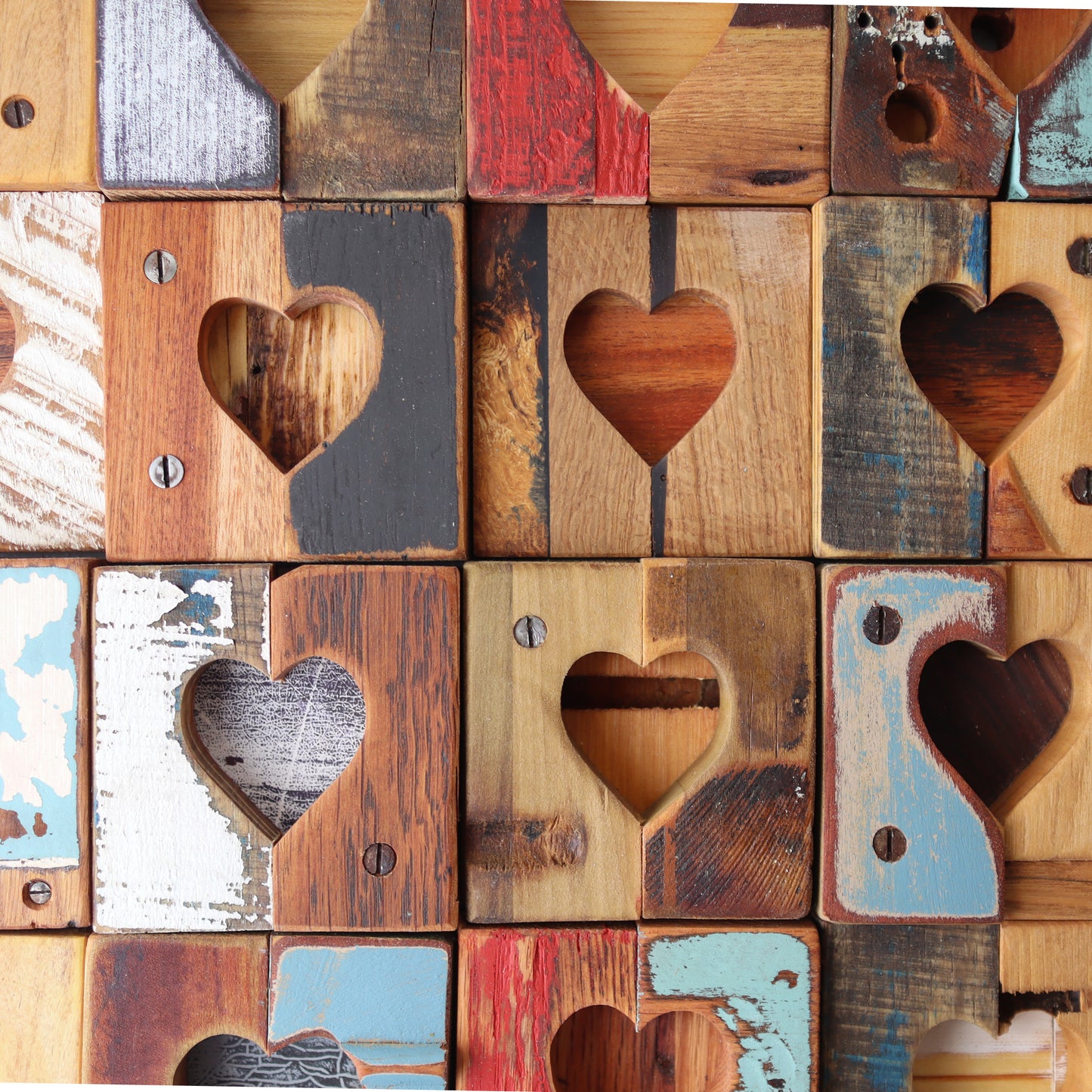 Load image into Gallery viewer, Heartwork Collection #3 ✨ Rustic Heart Tiles
