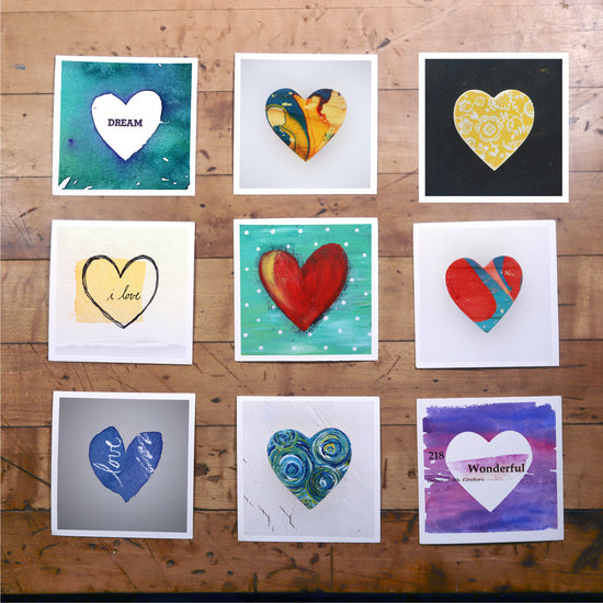 Heart Art Cards