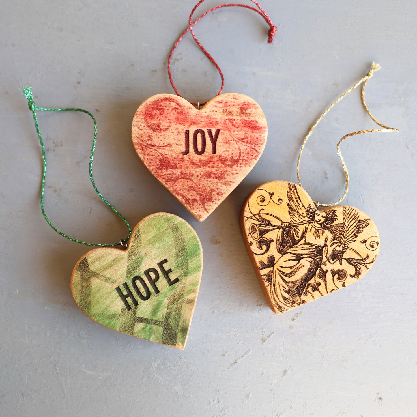Heart Christmas Ornaments
