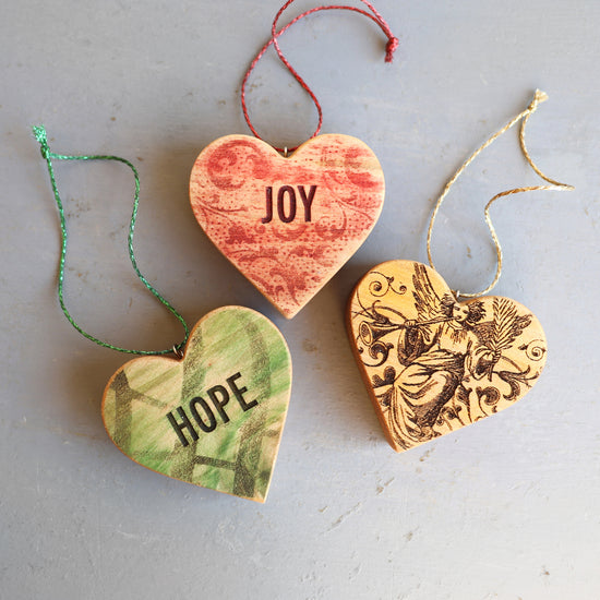 Heart Christmas Ornaments