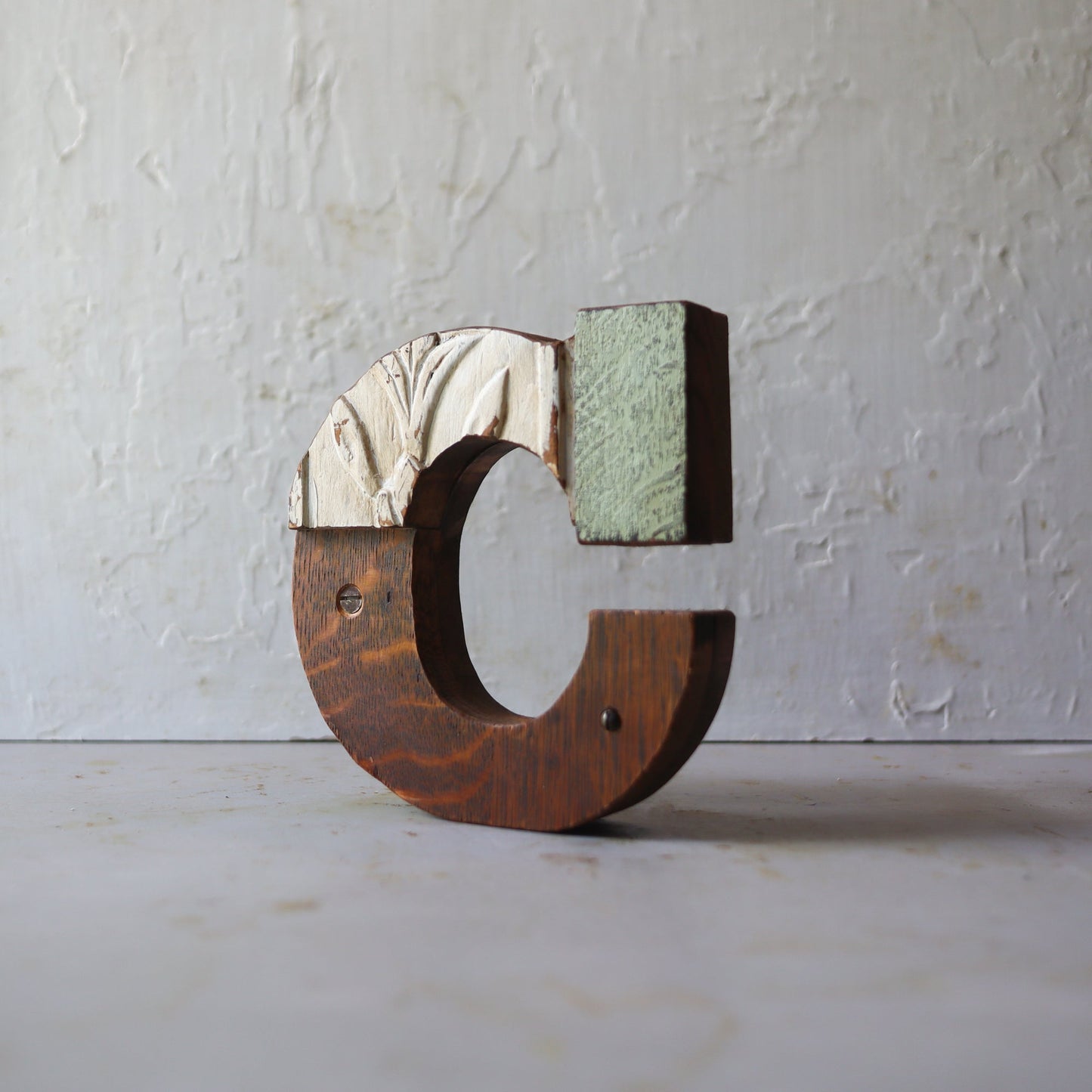 Load image into Gallery viewer, Reclaimed Wood Letter C
