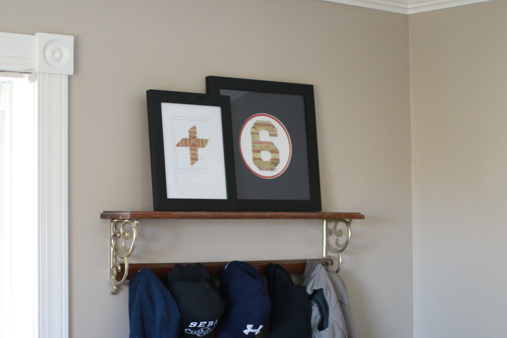 The Baseball Cross - Original Artwork Made from Actual Used Baseballs