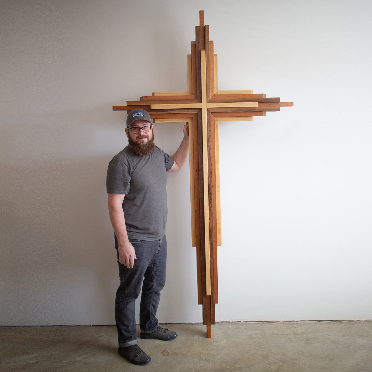 Large Wooden Church Cross – Dennehey Design Co.