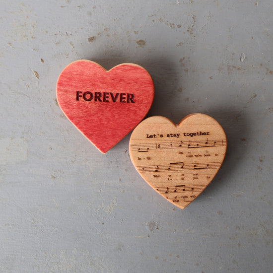 Engraved Love Song Hearts