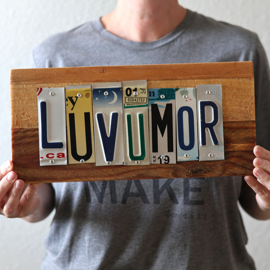 License Plate Signs