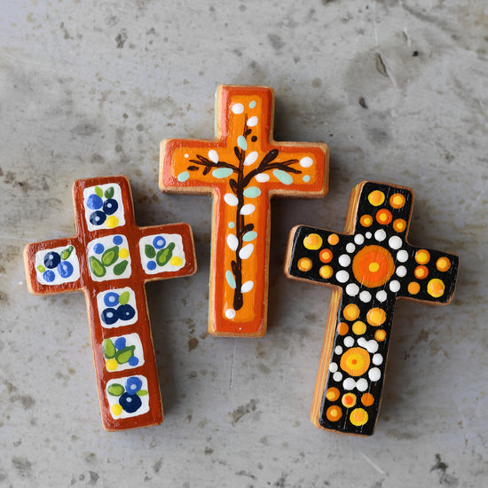 Hand-Painted Pocket Crosses