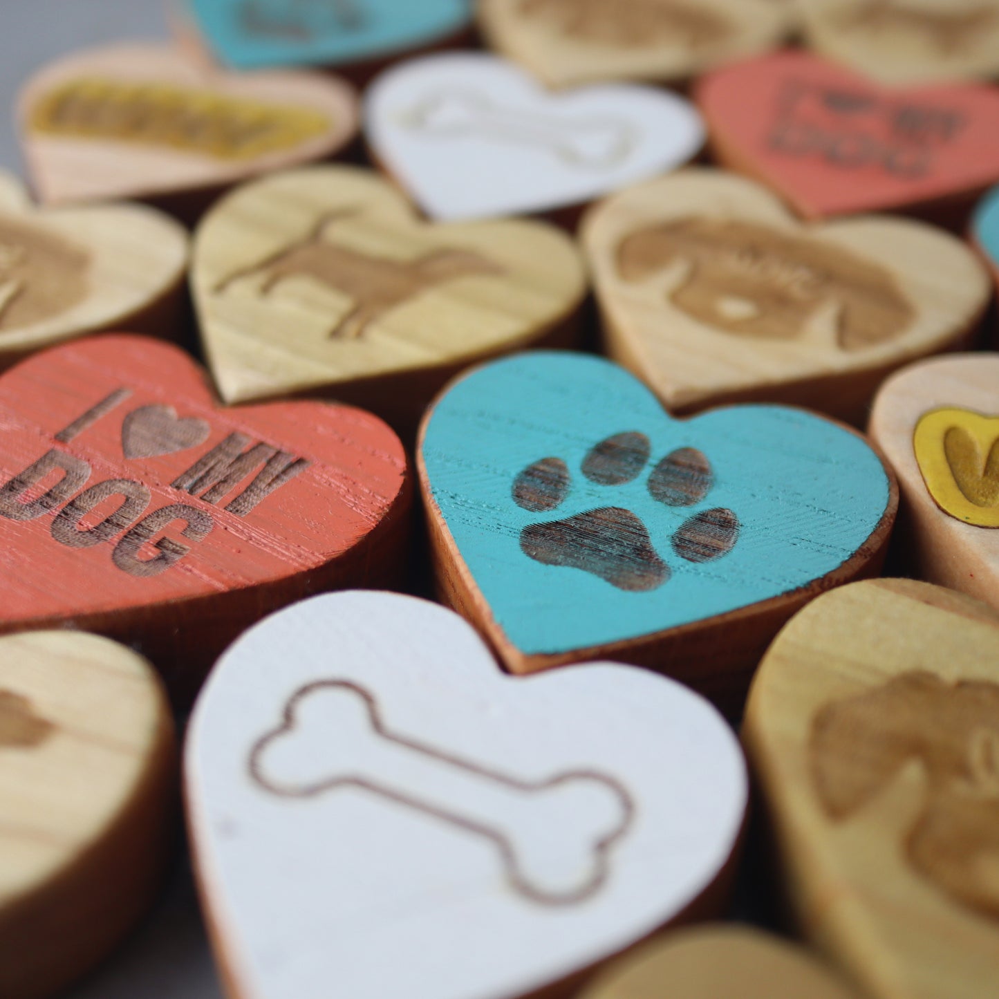 Love Your Pets :: Engraved Heart Sets