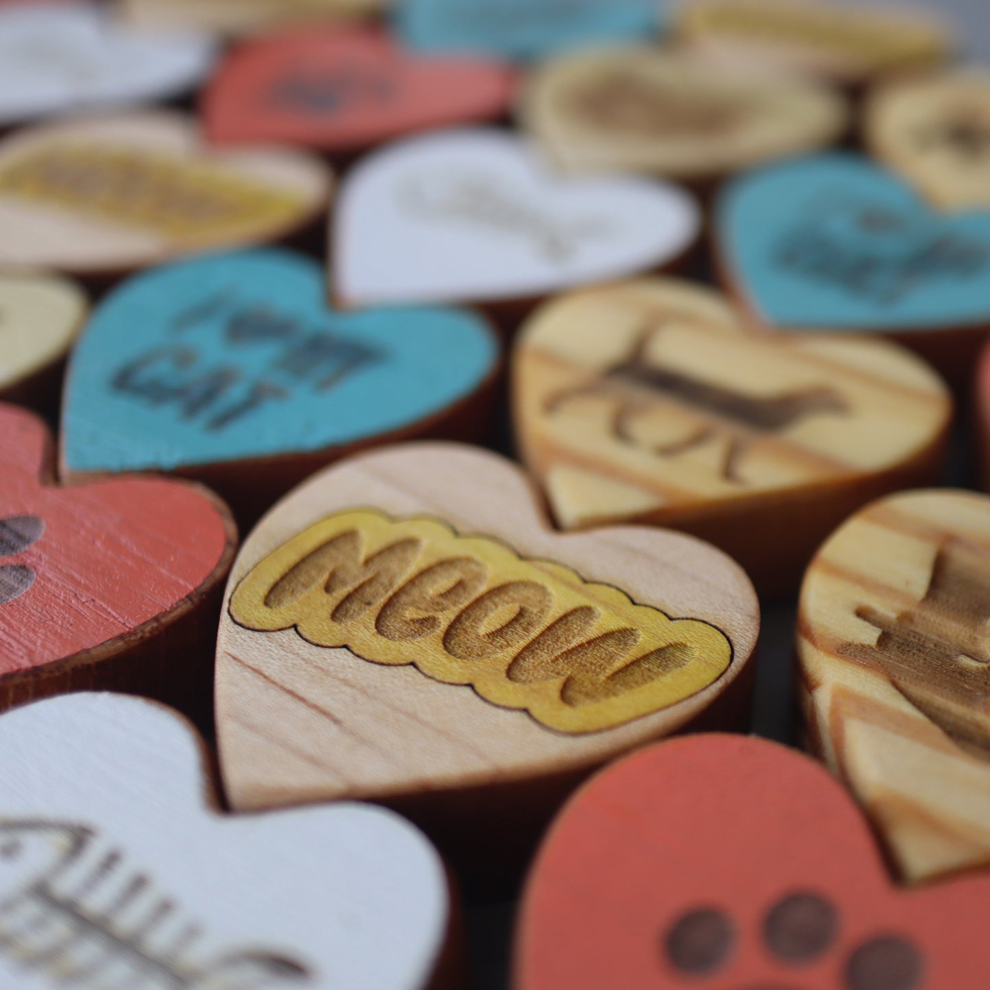 Love Your Pets :: Engraved Heart Sets