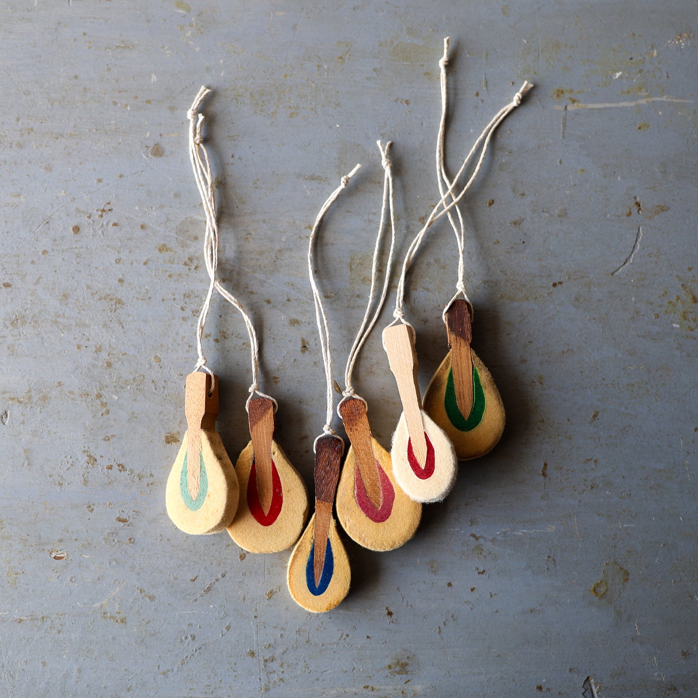 Reclaimed Piano Hammer Ornaments