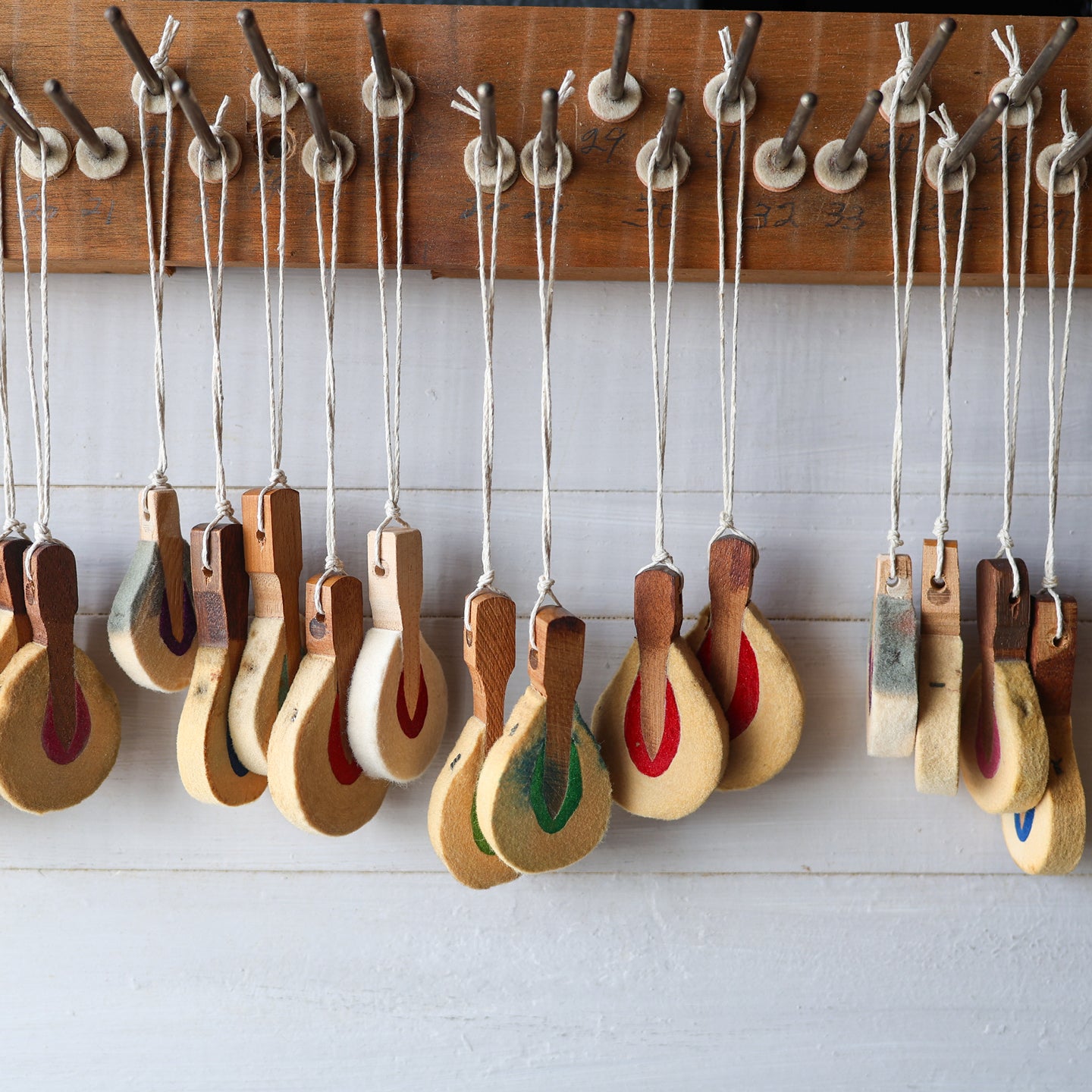 Reclaimed Piano Hammer Ornaments
